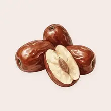 Jujube à l'aquarelle