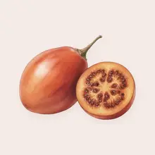 Tamarillo à l'aquarelle